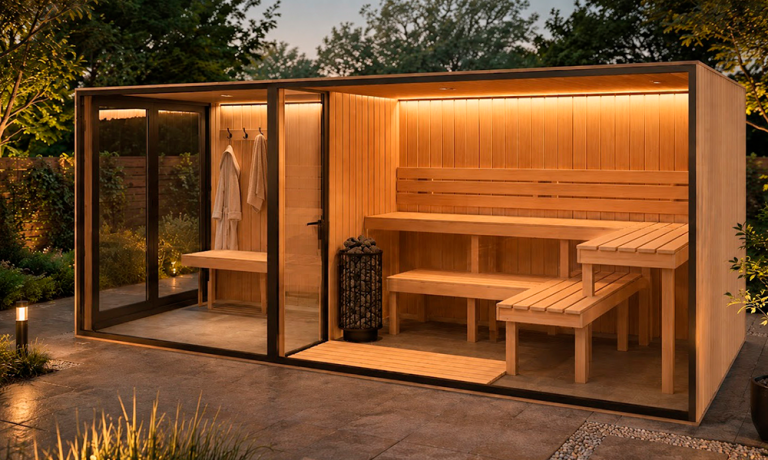 Sauna Fürst Family für gemeinsame Wellnessmomente von Perfect Pools Kärnten 2