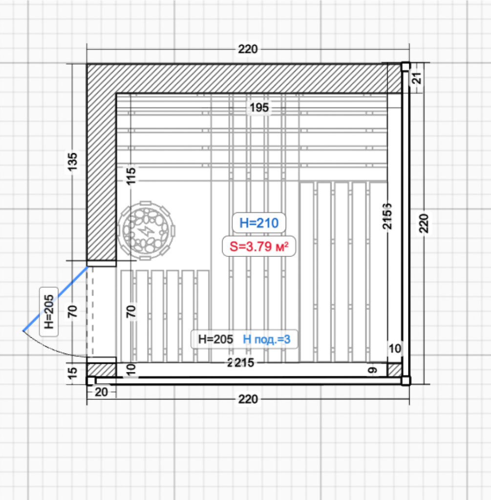 Sauna Baron mit moderner Ausstattung und LED-Beleuchtung von Perfect Pools Kärnten 1