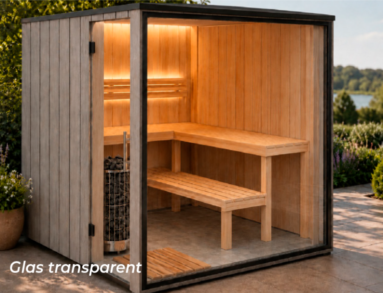 Sauna Baron mit moderner Ausstattung und LED-Beleuchtung von Perfect Pools Kärnten 3
