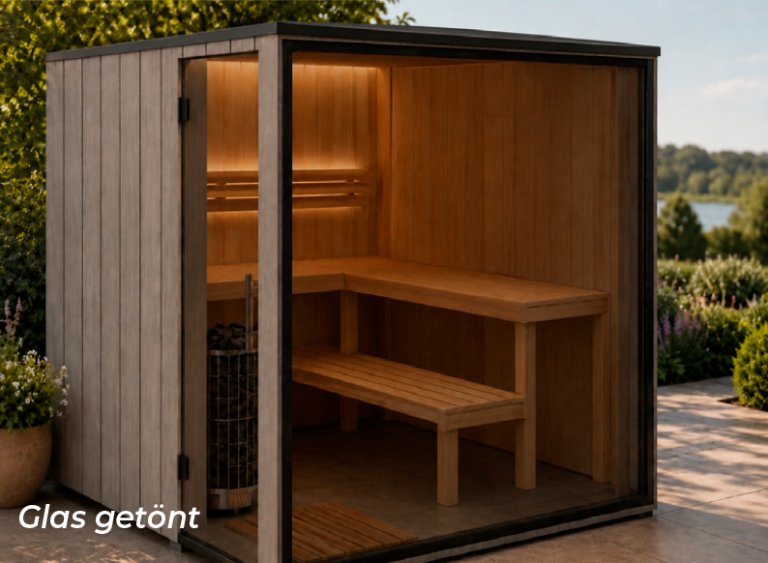 Sauna Baron mit moderner Ausstattung und LED-Beleuchtung von Perfect Pools Kärnten 4